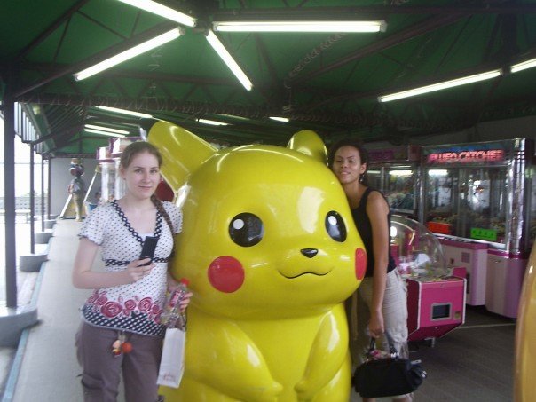 Brown-9 Rachel Brown and friend with Pikachu