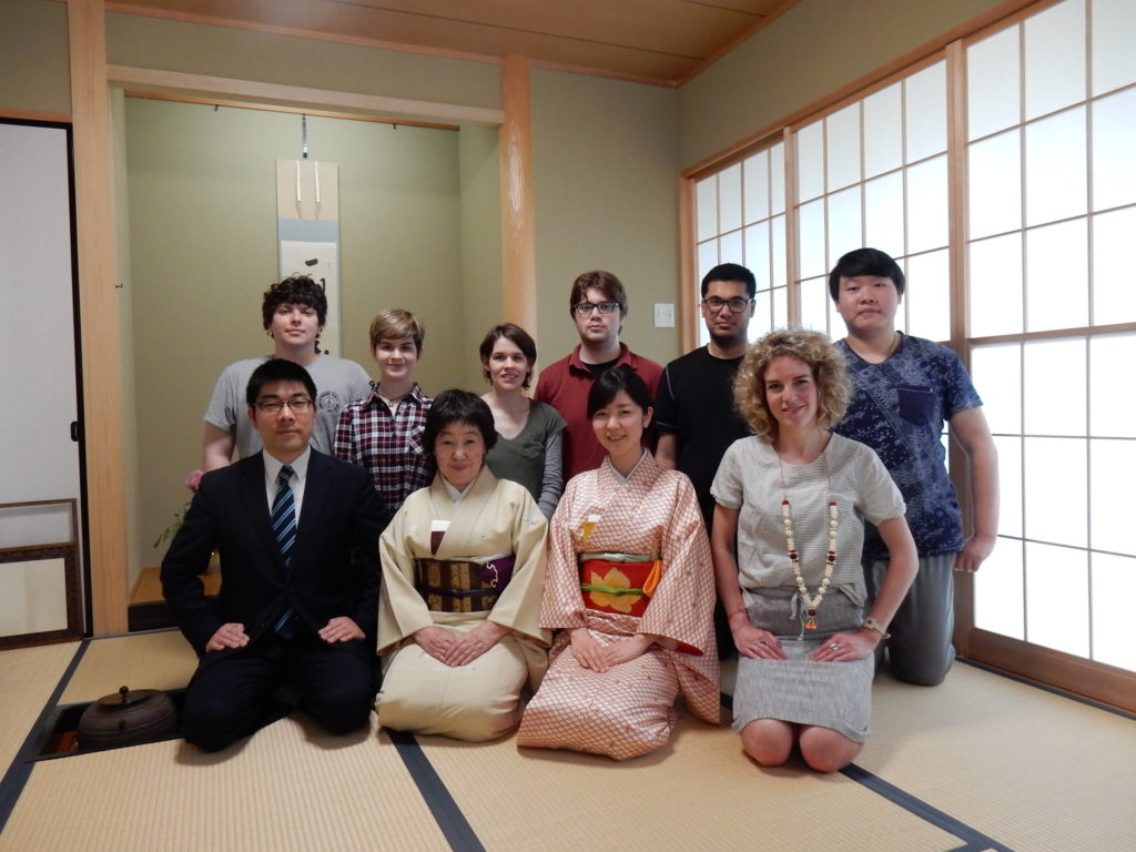 KCP students experience the Japanese tea ceremony.