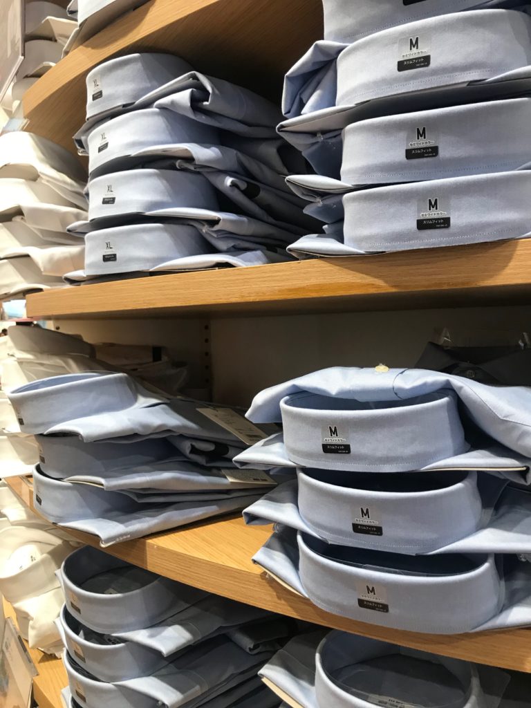 Uniqlo button shirts.