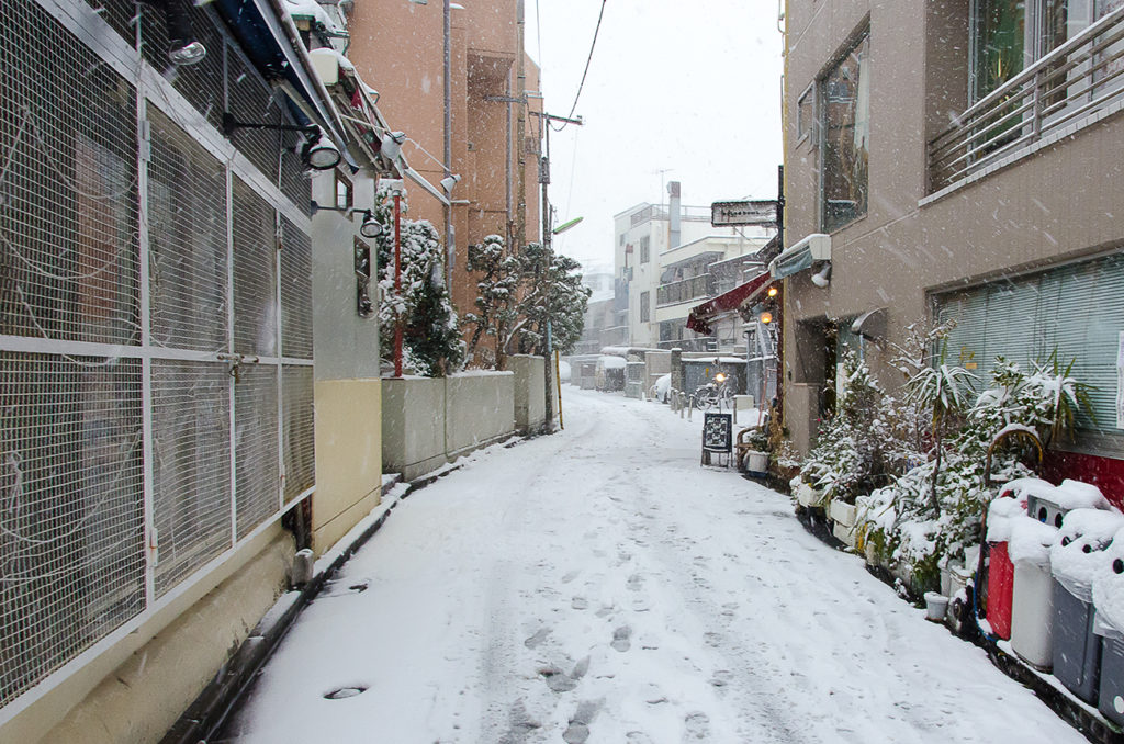 Shimokitazawa in winter