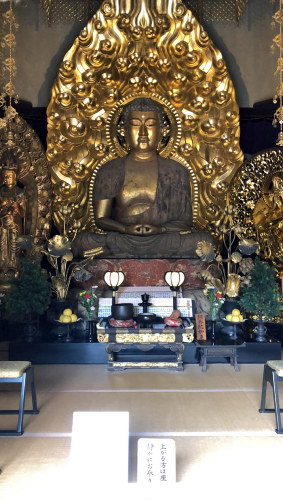 Gold Buddha at Hase Dera Temple